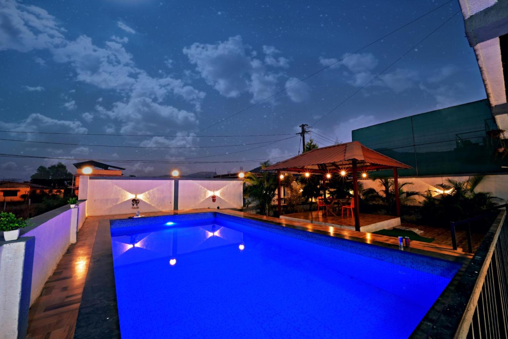 Ll Empyrean Stay Ll 4Bhk Ll Ac Ll Pool Ll Mystical Stone Villa Ll Lonavala Kültér fotó