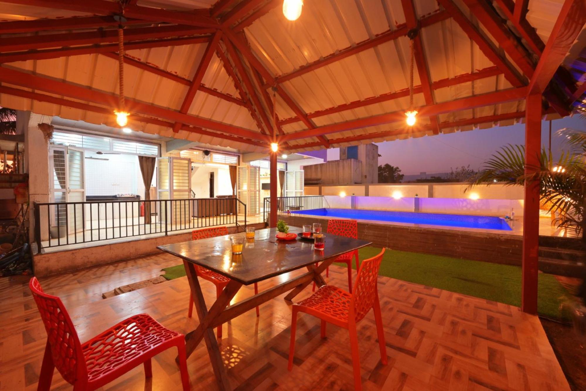 Ll Empyrean Stay Ll 4Bhk Ll Ac Ll Pool Ll Mystical Stone Villa Ll Lonavala Kültér fotó