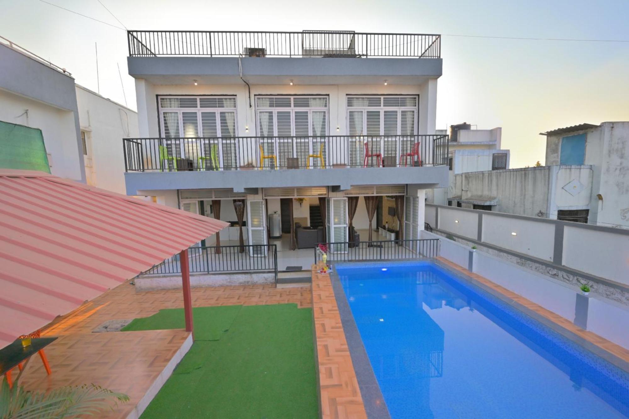 Ll Empyrean Stay Ll 4Bhk Ll Ac Ll Pool Ll Mystical Stone Villa Ll Lonavala Kültér fotó