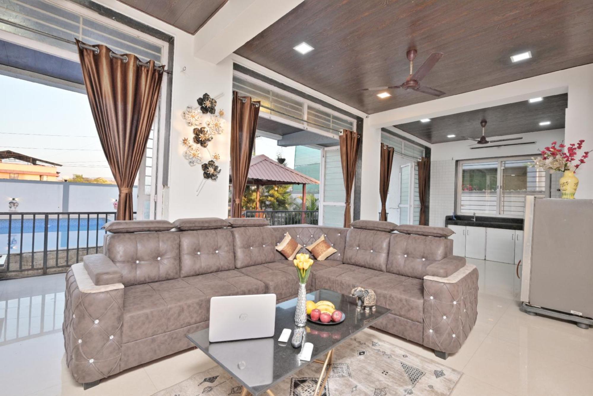 Ll Empyrean Stay Ll 4Bhk Ll Ac Ll Pool Ll Mystical Stone Villa Ll Lonavala Kültér fotó